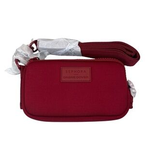 Dagne Dover x Sephora Mara Neoprene Phone Sling Crossbody In Spice Red